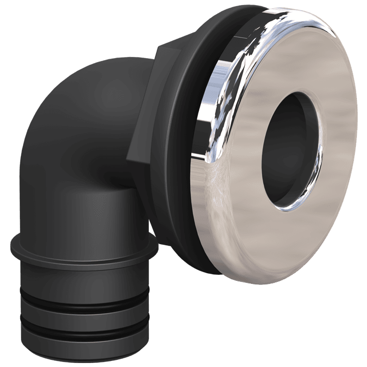 Elbow Thru-Hull Fitting, 1-1/8" - Image 3