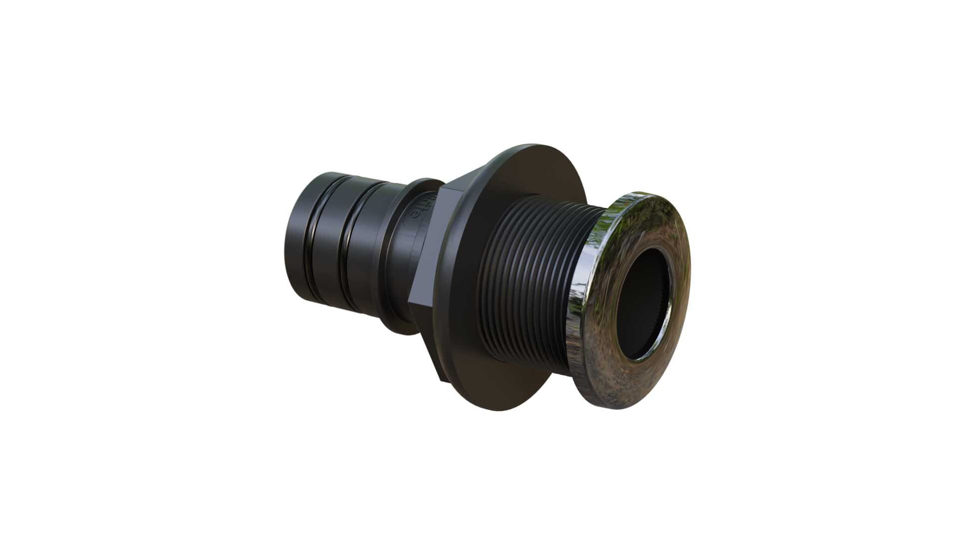 MA-315 1-1/2" stainless steel thru hull